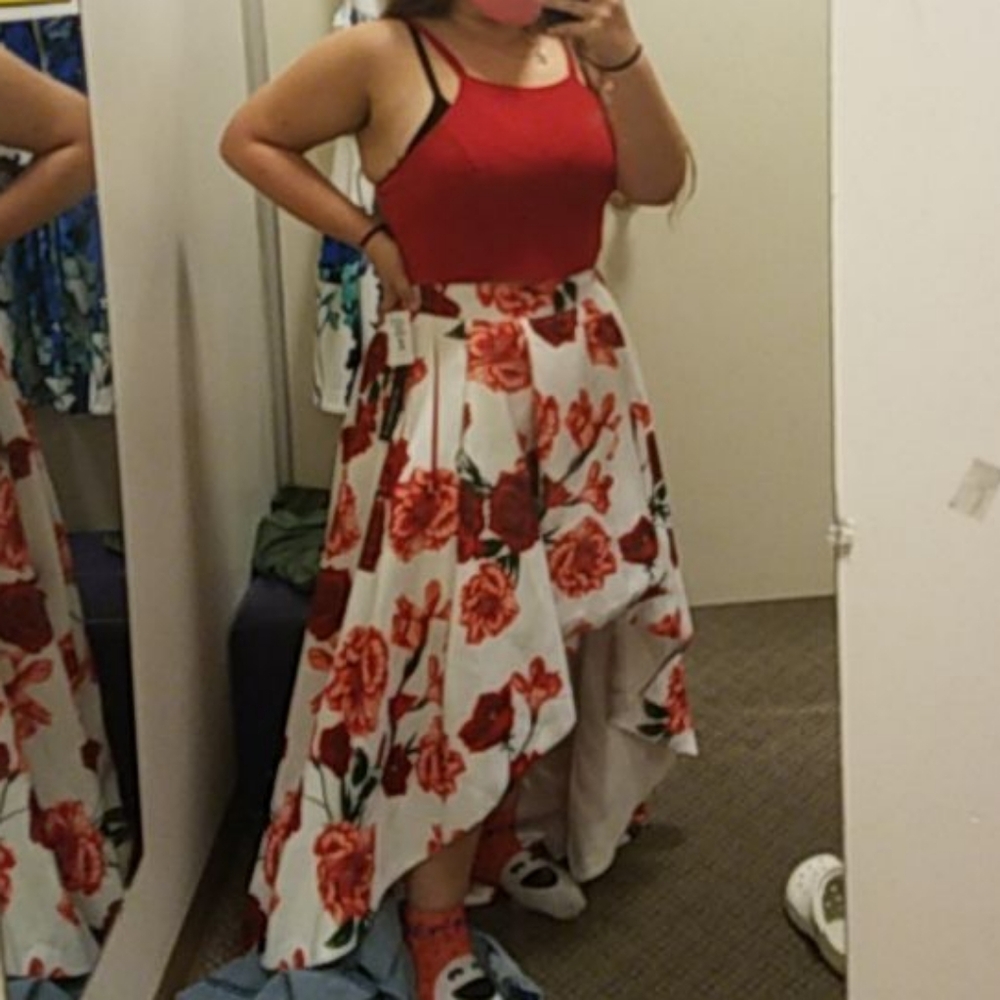 2 peice prom dress